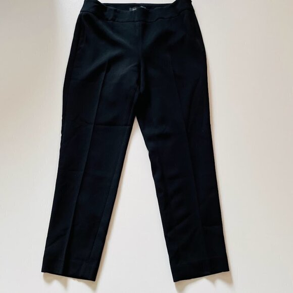 NWT Talbots Pants Trouser Black Lined career minimalist Classic Petite Winter - Picture 1 of 7